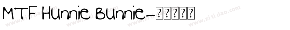 MTF Hunnie Bunnie字体转换